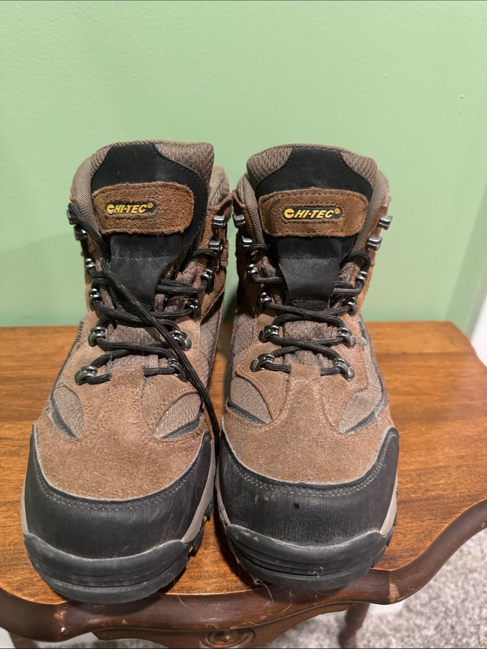 Hi-Tec Brown and Black Suede Trail Boots